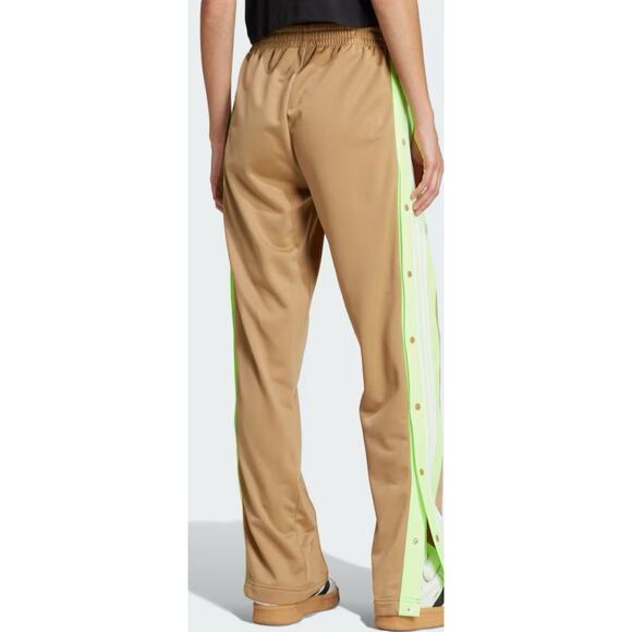 NEW ADIDAS Adibreak Tear-Away Pants Women XL Cardboard/Green - Picture 3 of 5